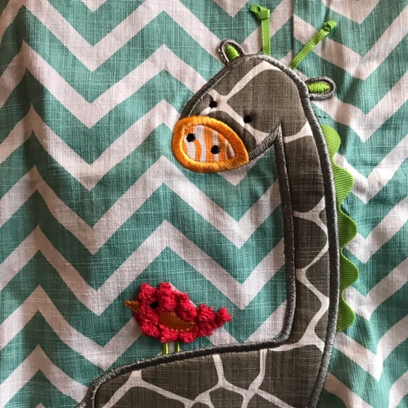 Mud Pie Other - Mudpie Chevron Giraffe Romper